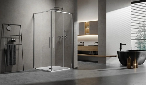 Душевой уголок Vincea Slim 8mm VSS-6SL9010CL, 1000x900, хром, стекло прозрачное Душевой уголок Vincea Slim 8mm VSS-6SL9010CL, 1000x900, хром, стекло прозрачное