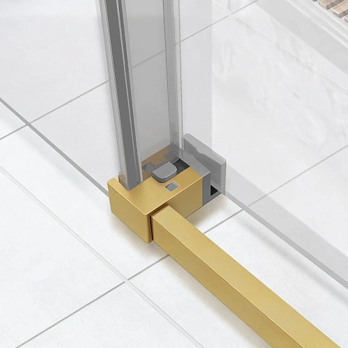 Душевой уголок Vincea Slim Soft VSR-1SS9011CLG, 1100x900, брашированное золото, стекло прозрачное Душевой уголок Vincea Slim Soft VSR-1SS9011CLG, 1100x900, брашированное золото, стекло прозрачное