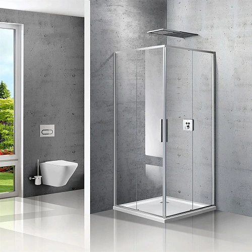 Душевой уголок Vincea Slim VSS-2SL900CL, 900x900, хром, стекло прозрачное Душевой уголок Vincea Slim VSS-2SL900CL, 900x900, хром, стекло прозрачное