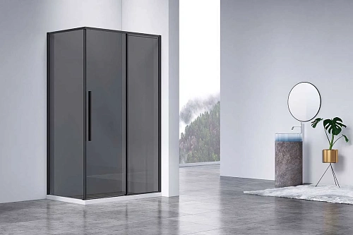 Душевой уголок Vincea Slim-N VSR-4SN8012CGB, 1200x800, черный, стекло тонированное Душевой уголок Vincea Slim-N VSR-4SN8012CGB, 1200x800, черный, стекло тонированное