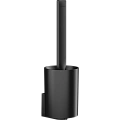 Ершик для унитаза Hansgrohe WallStoris с держателем 27927670, матовый черный Ершик для унитаза Hansgrohe WallStoris с держателем 27927670, матовый черный