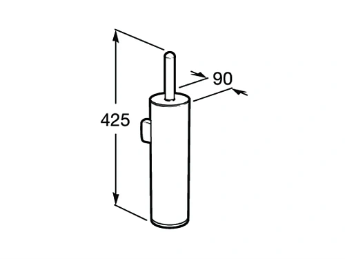Ершик для унитаза ROCA Hotel's 2.0 816726001 Ершик для унитаза ROCA Hotel's 2.0 816726001