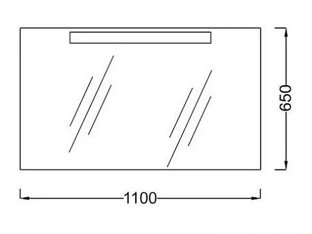 Зеркало 110 Jacob Delafon Presquile EB1110-NF Зеркало 110 Jacob Delafon Presquile EB1110-NF