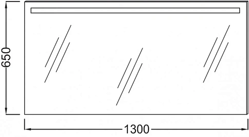 Зеркало 130 см Jacob Delafon EB1419-NF Зеркало 130 см Jacob Delafon EB1419-NF