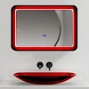 Зеркало ABBER Kristall AT6701Rubin с подсветкой