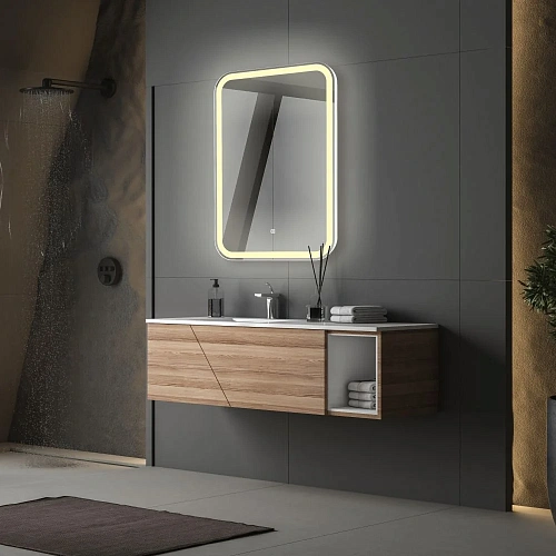 Зеркало ABBER See AG6106S с подсветкой, сенсор, диммер Зеркало ABBER See AG6106S с подсветкой, сенсор, диммер