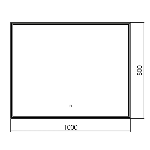 Зеркало ABBER See AG6108SXL-1.0 с подсветкой, сенсор, диммер Зеркало ABBER See AG6108SXL-1.0 с подсветкой, сенсор, диммер