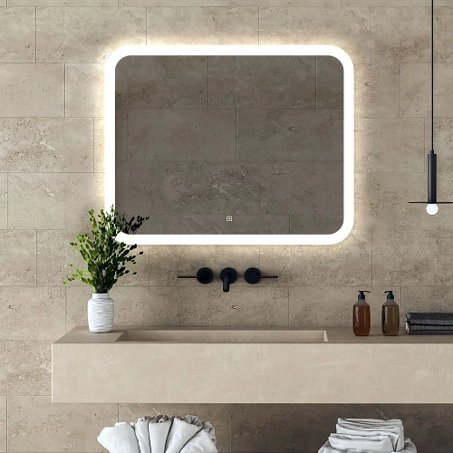 Зеркало ABBER See AG6109SL-1.0 с подсветкой, сенсор, диммер Зеркало ABBER See AG6109SL-1.0 с подсветкой, сенсор, диммер