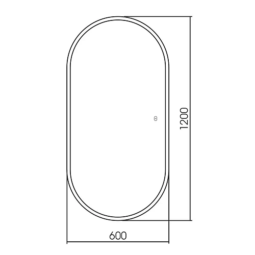Зеркало ABBER See AG6113SMult с подсветкой, сенсор, диммер Зеркало ABBER See AG6113SMult с подсветкой, сенсор, диммер