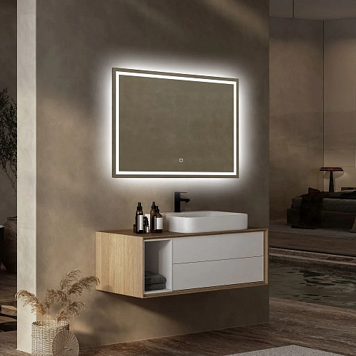 Зеркало ABBER See AG6116S с подсветкой, сенсор, диммер Зеркало ABBER See AG6116S с подсветкой, сенсор, диммер