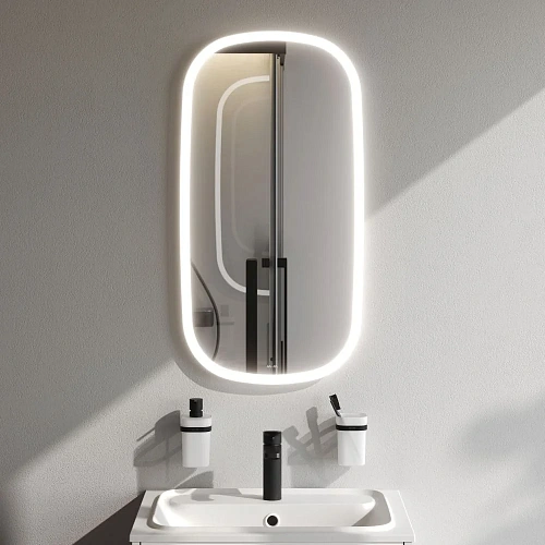 Зеркало AM.PM Func M8FMOX0451WGH с LED-подсветкой, сенсором, 45x86 см Зеркало AM.PM Func M8FMOX0451WGH с LED-подсветкой, сенсором, 45x86 см