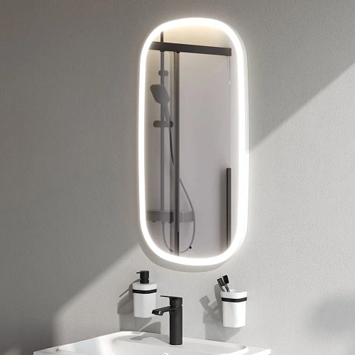 Зеркало AM.PM Func M8FMOX0451WGH с LED-подсветкой, сенсором, 45x86 см Зеркало AM.PM Func M8FMOX0451WGH с LED-подсветкой, сенсором, 45x86 см