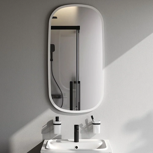 Зеркало AM.PM Func M8FMOX0551WGH с LED-подсветкой, сенсором, 55x100 см Зеркало AM.PM Func M8FMOX0551WGH с LED-подсветкой, сенсором, 55x100 см