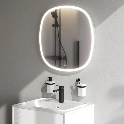 Зеркало AM.PM Func M8FMOX0651WGS с LED-подсветкой, сенсором, 65 см Зеркало AM.PM Func M8FMOX0651WGS с LED-подсветкой, сенсором, 65 см