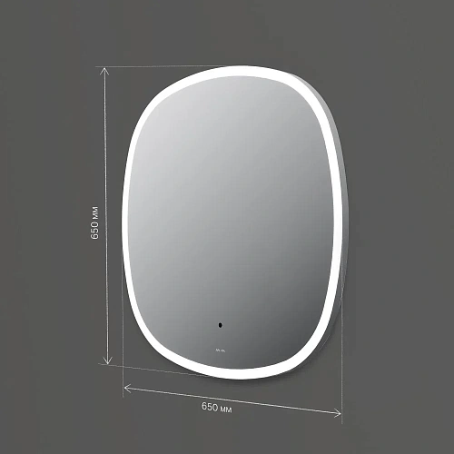 Зеркало AM.PM Func M8FMOX0651WGS с LED-подсветкой, сенсором, 65 см Зеркало AM.PM Func M8FMOX0651WGS с LED-подсветкой, сенсором, 65 см
