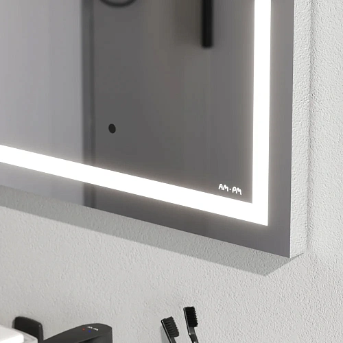 Зеркало AM.PM Gem M91AMOX0501WG с контурной LED-подсветкой, 50 см Зеркало AM.PM Gem M91AMOX0501WG с контурной LED-подсветкой, 50 см