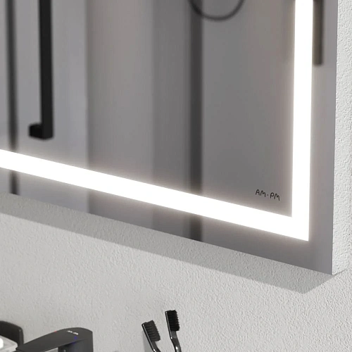 Зеркало AM.PM Gem M91AMOX0651WG с LED-подсветкой, 65 см Зеркало AM.PM Gem M91AMOX0651WG с LED-подсветкой, 65 см