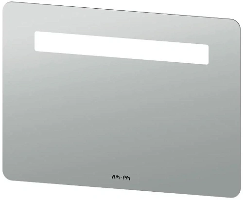 Зеркало AM.PM Like M80MOX0801WG 80 см с подсветкой, универсальное Зеркало AM.PM Like M80MOX0801WG 80 см с подсветкой, универсальное