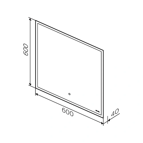 Зеркало AM.PM Spirit V2.0 M71AMOX0601SA с LED-подсветкой и системой антизапотевания, сенсор, 60 см Зеркало AM.PM Spirit V2.0 M71AMOX0601SA с LED-подсветкой и системой антизапотевания, сенсор, 60 см