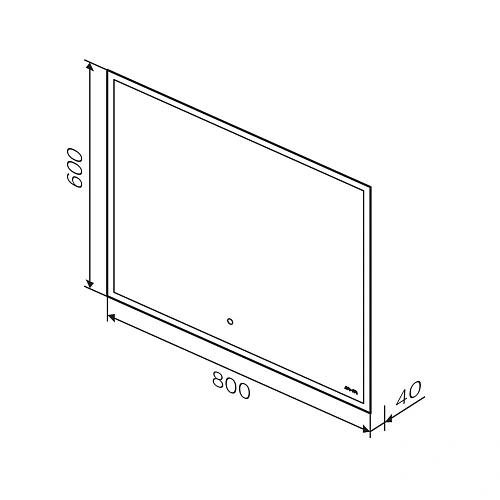 Зеркало AM.PM Spirit V2.0 M71AMOX0801SA с LED-подсветкой и системой антизапотевания, сенсор, 80 см Зеркало AM.PM Spirit V2.0 M71AMOX0801SA с LED-подсветкой и системой антизапотевания, сенсор, 80 см