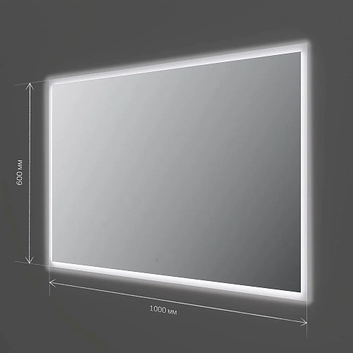 Зеркало AM.PM Spirit V2.0 M71AMOX1001SA с LED-подсветкой и системой антизапотевания, сенсор, 100 см Зеркало AM.PM Spirit V2.0 M71AMOX1001SA с LED-подсветкой и системой антизапотевания, сенсор, 100 см