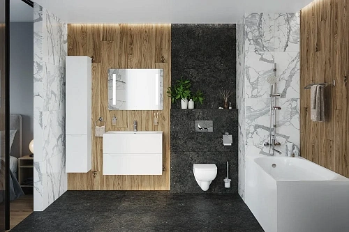 Зеркало AM.PM Tender 80 M45AMOX0801WG Зеркало AM.PM Tender 80 M45AMOX0801WG