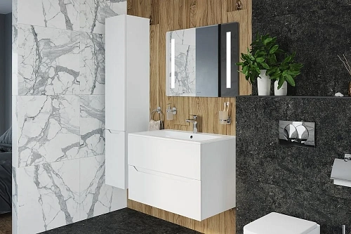 Зеркало AM.PM Tender 80 M45AMOX0801WG Зеркало AM.PM Tender 80 M45AMOX0801WG