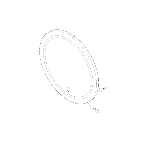 Зеркало AM.PM X-Joy M85AMOX0801WG с LED-подсветкой, сенсором, 80 см Зеркало AM.PM X-Joy M85AMOX0801WG с LED-подсветкой, сенсором, 80 см