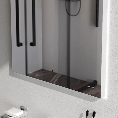 Зеркало AM.PM X-Joy M85MOX10551S с LED-подсветкой, сенсорром, 55 см Зеркало AM.PM X-Joy M85MOX10551S с LED-подсветкой, сенсорром, 55 см