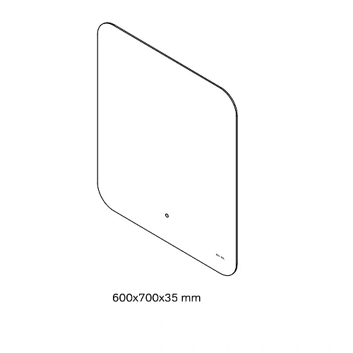 Зеркало AM.PM X-Joy M85MOX10601S1 с LED-подсветкой, сенсором, 60 см Зеркало AM.PM X-Joy M85MOX10601S1 с LED-подсветкой, сенсором, 60 см