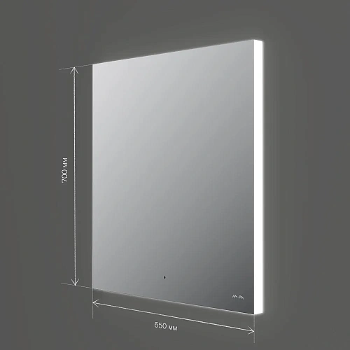 Зеркало AM.PM X-Joy M85MOX10651S с LED-подсветкой, сенсорром, 65 см Зеркало AM.PM X-Joy M85MOX10651S с LED-подсветкой, сенсорром, 65 см