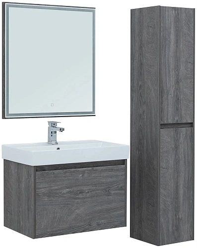 Зеркало Aquanet Nova Lite 60 дуб рошелье LED 00242621 Зеркало Aquanet Nova Lite 60 дуб рошелье LED 00242621