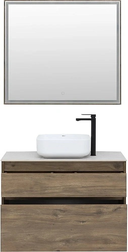 Зеркало Aquanet Nova Lite 90 дуб рустикальный LED 00249516 Зеркало Aquanet Nova Lite 90 дуб рустикальный LED 00249516