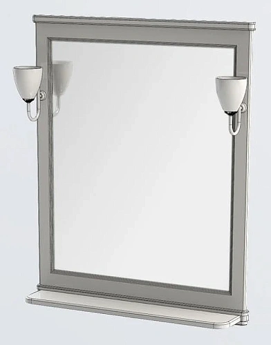 Зеркало Aquanet Валенса 80 белый 00180151 Зеркало Aquanet Валенса 80 белый 00180151