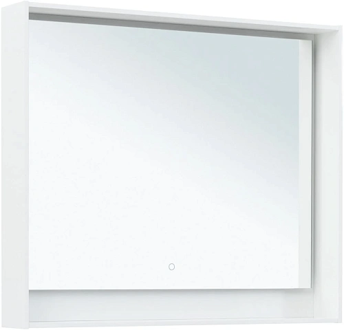 Зеркало Aquanet Милан 100 белый глянец 00306372 Зеркало Aquanet Милан 100 белый глянец 00306372