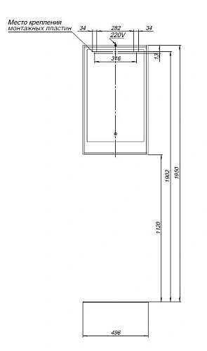 Зеркало Aquanet Милан 50 дуб рустикальный 00336397 Зеркало Aquanet Милан 50 дуб рустикальный 00336397