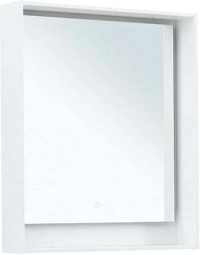 Зеркало Aquanet Милан 70 белый глянец 00336391 Зеркало Aquanet Милан 70 белый глянец 00336391