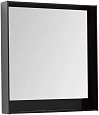 Зеркало Aquanet Милан 80 LED черный глянец 00306387 Зеркало Aquanet Милан 80 LED черный глянец 00306387
