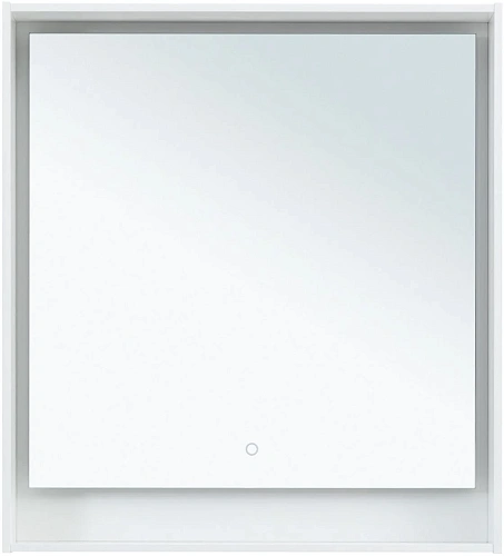 Зеркало Aquanet Милан 80 белый глянец 00306384 Зеркало Aquanet Милан 80 белый глянец 00306384