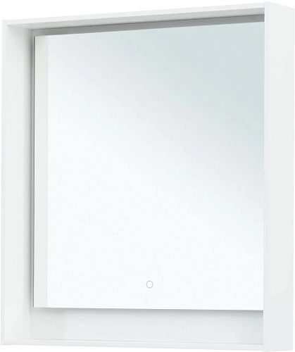 Зеркало Aquanet Милан 80 белый глянец 00306384 Зеркало Aquanet Милан 80 белый глянец 00306384