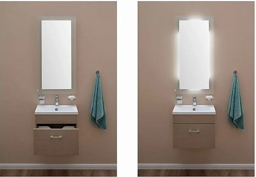 Зеркало Aquanet Нота 50 лайт 00159095 Зеркало Aquanet Нота 50 лайт 00159095