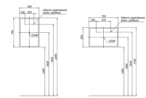 Зеркало Aquanet Оптима 50 белый матовый 00288962 Зеркало Aquanet Оптима 50 белый матовый 00288962