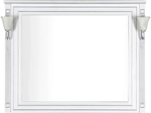 Зеркало Aquanet Паола 120 белый/серебро 00181768 Зеркало Aquanet Паола 120 белый/серебро 00181768