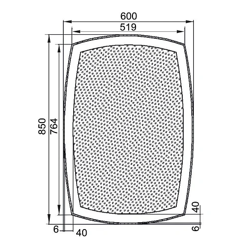 Зеркало Aquanet Тоскана 6085 LED 00196955 Зеркало Aquanet Тоскана 6085 LED 00196955