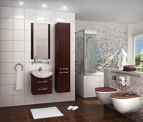 Зеркало Aquaton Ария 50 темно-коричневое 1A140102AA430 Зеркало Aquaton Ария 50 темно-коричневое 1A140102AA430