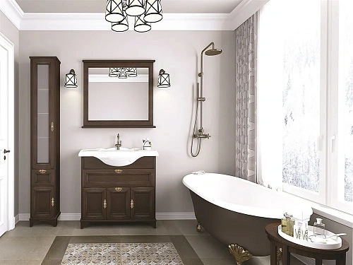 Зеркало Aquaton Идель 85 дуб шоколадный 1A195702IDM80 Зеркало Aquaton Идель 85 дуб шоколадный 1A195702IDM80