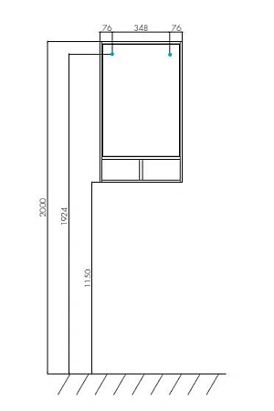 Зеркало Aquaton Йорк 50 белый, выбеленное дерево 1A170002YOAY0 Зеркало Aquaton Йорк 50 белый, выбеленное дерево 1A170002YOAY0