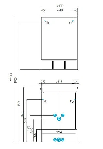 Зеркало Aquaton Йорк 60 белый, выбеленное дерево 1A170102YOAY0 Зеркало Aquaton Йорк 60 белый, выбеленное дерево 1A170102YOAY0