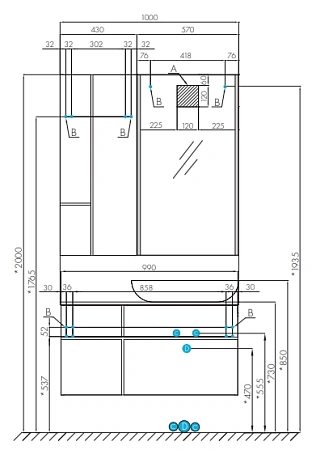 Зеркало Aquaton Мишель 57 1A244402MIX30 Зеркало Aquaton Мишель 57 1A244402MIX30