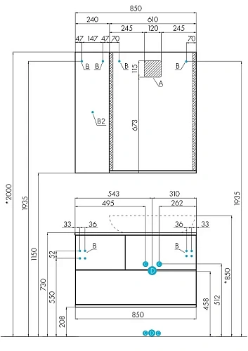 Зеркало Aquaton Терра 61 дуб кантри 1A247302TEDY0 Зеркало Aquaton Терра 61 дуб кантри 1A247302TEDY0